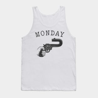 Monday gun Tank Top